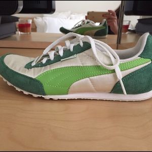 Puma lightweight, running sneaker.