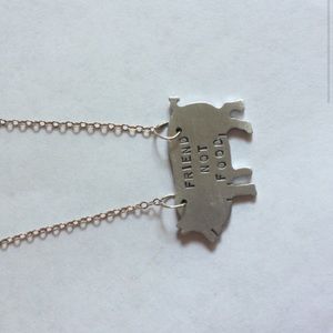 Pig Vegetarian Necklace