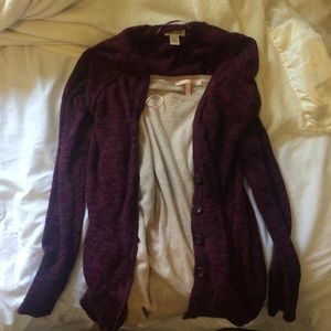 Brand new maroon cardigan