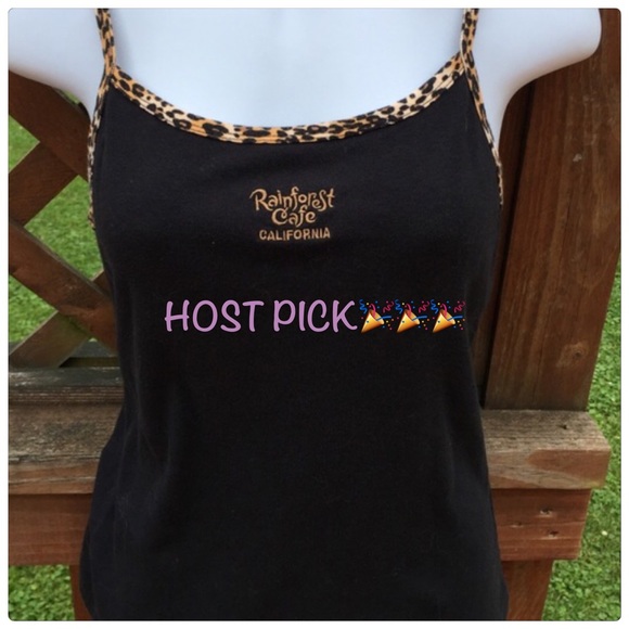 Black Rainforest Cafe tank top