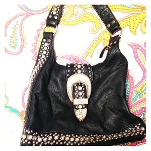 Black western purse
