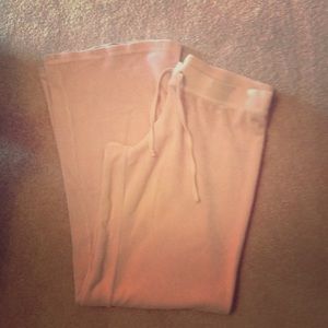 Juicy couture light pink terry cloth pant