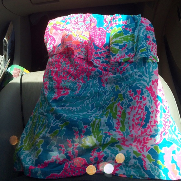 Lilly Pulitzer Tops - { LCC Ruffle Tube Top }