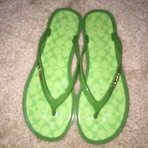 💥Sold💥 Coach Jelly Flip Flops