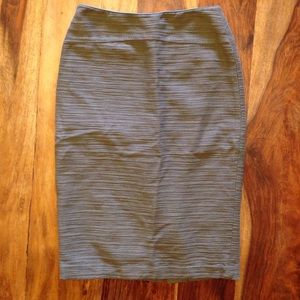 Anthropologie olive green midi pencil skirt