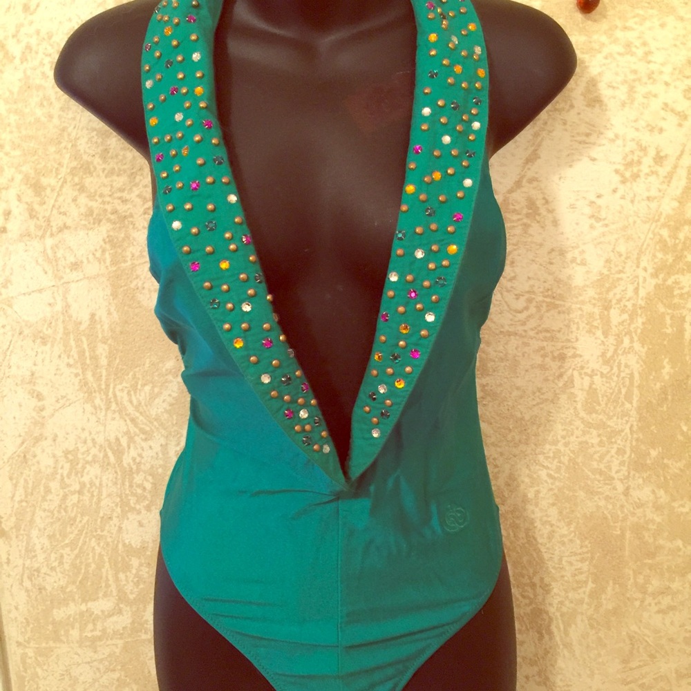 Vintage monokini bathing suit
