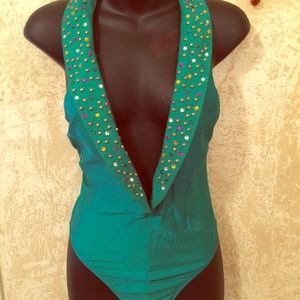 Vintage monokini bathing suit