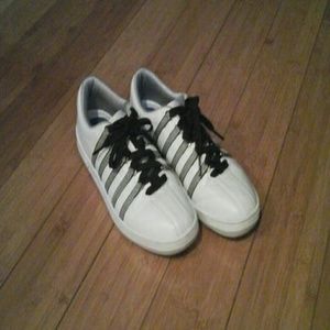 Women's Black & White K-Swiss Size 8