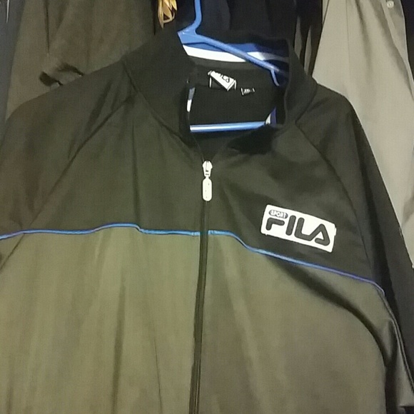 Male Fila Sport Long Sleeve Jacket