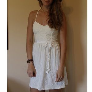 NWOT Lacy Cream Sundress