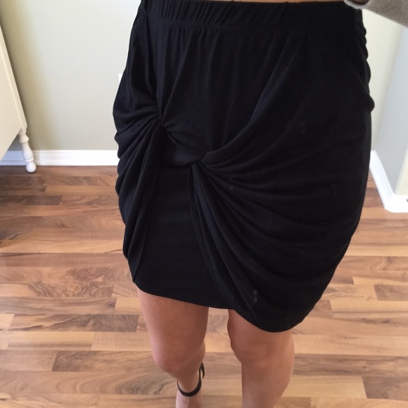 Sold • Black Wrap Skirt - Picture 4 of 4