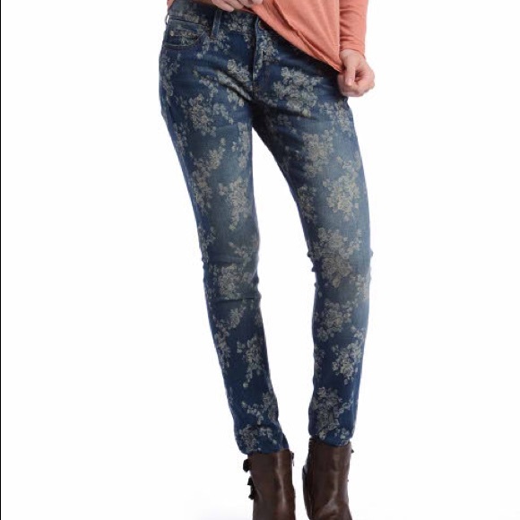 Crosby 27 floral jeans - Picture 1 of 1