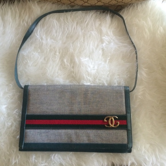 Vintage envelope clutch