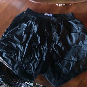 Soffe trash bag shorts