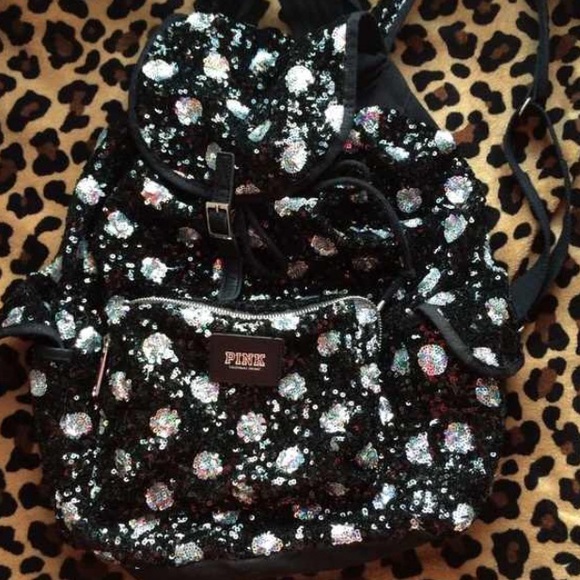 Sequin Victoria Secret Book-Bag