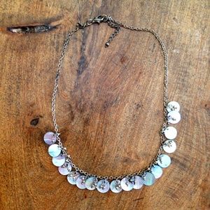 Double sided shell necklace