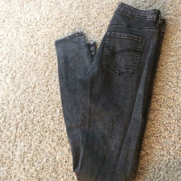 Pacsun acid wash high rise skinny jeans