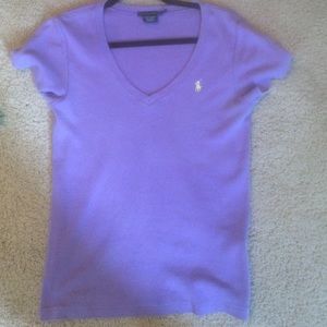 Short sleeve V-neck
