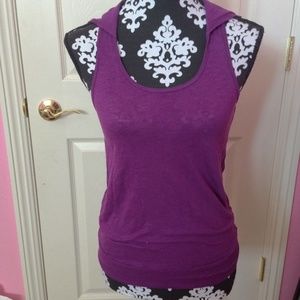 Full Tilt Purple Tank w/ Crochet Back !!
