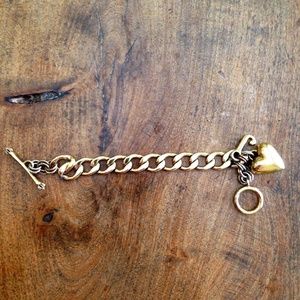 Authentic Juicy Couture gold charm bracelet