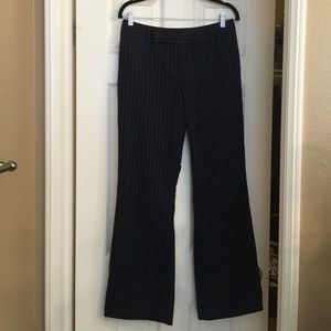 Banana Republic blue pinstripe dress pant