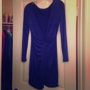 Low v-neck dress