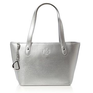 Ralph Lauren Silver Newbury Shopper