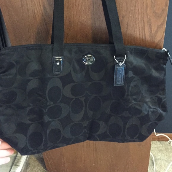 Coach Signature Nylon Packable Weekender Bag