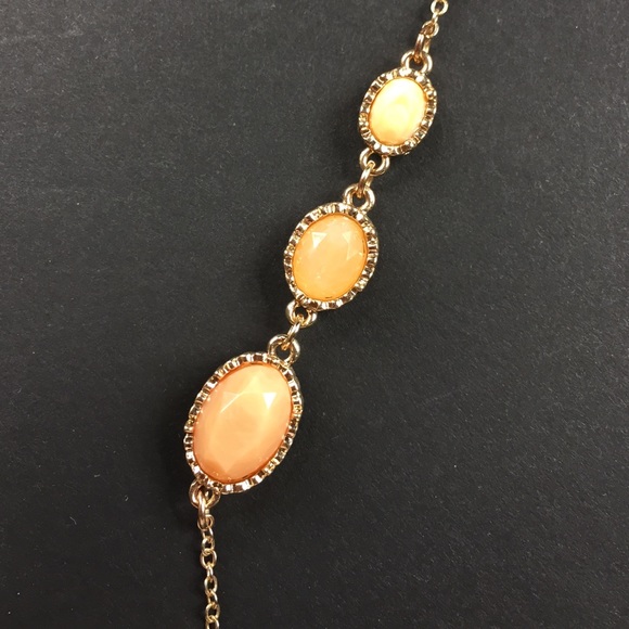Gold and coral necklace
