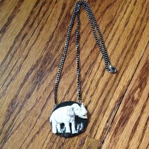 Elephant pendant antique