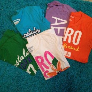 5 Aeropostale tees