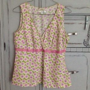 Summer top. Fun flower print