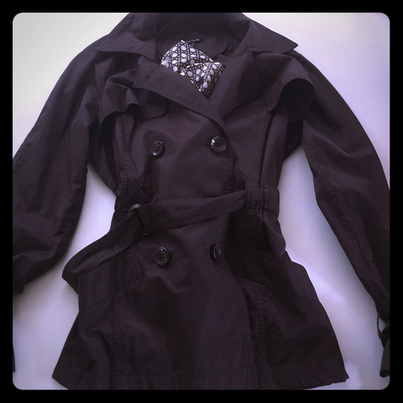 Daisy Fuentes Jackets & Blazers - 🎉🎊Daisy Fuentes chocolate double breasted jacket