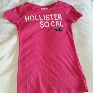 Pink/Magenta Hollister T-shirt