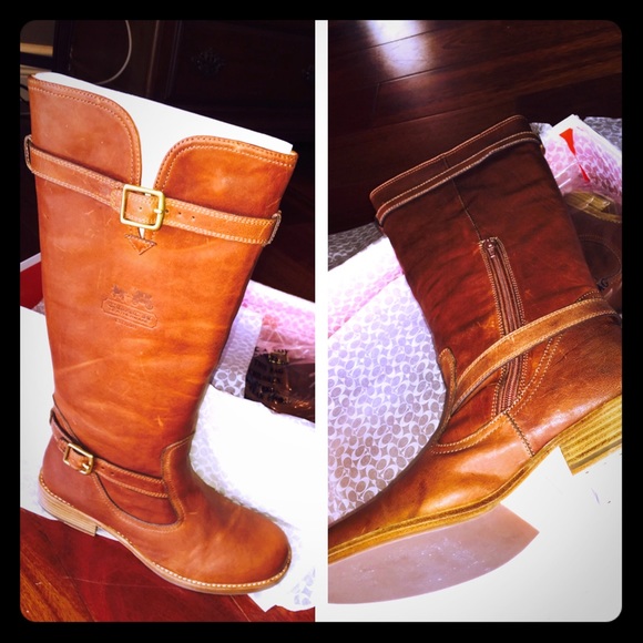 Coach Whitley Riding Boots in Whiskey