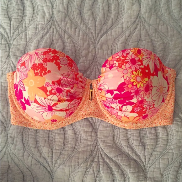 Victoria's Secret Push Up Bandeau Bikini Top