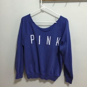 PINK top sweater blue xs/s