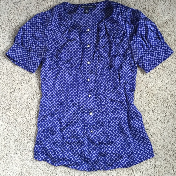 Blue top Banana Republic