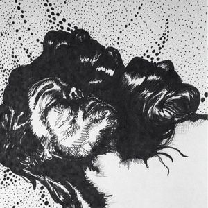 Decorative Portrait Marker drawing