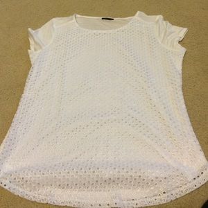 White Ann Taylor tee