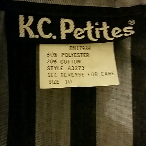 **Sold** 80's Denim Stripes Dress - Picture 3 of 3