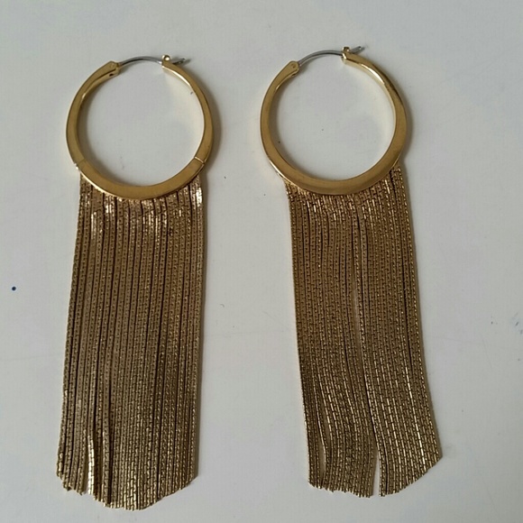 Michael Kors gold - tone earrings