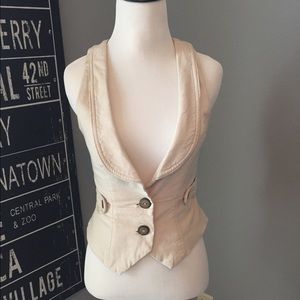 Cream Colored Vest