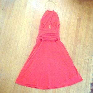 Laundry by Shelli Segal Gold Choker Collared Dress