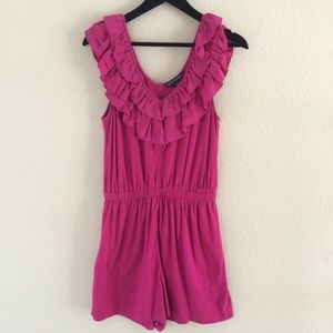 French Connection Fuchsia Romper