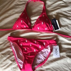 Magenta Ralph Lauren Bathing Suit