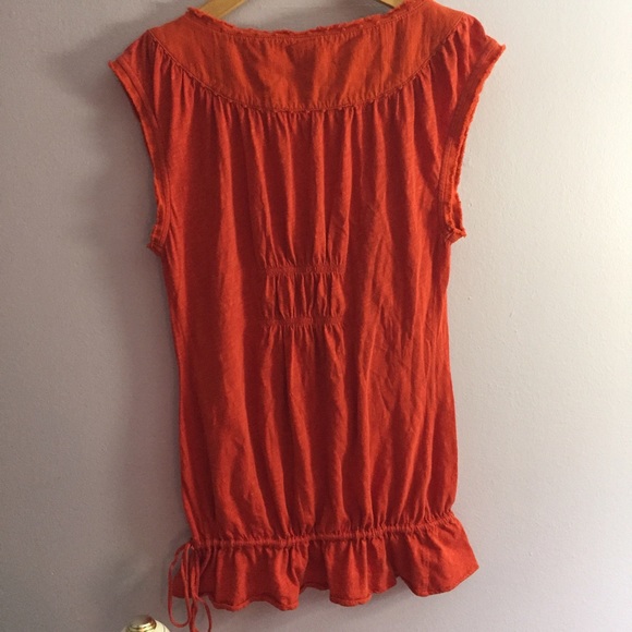 Anthropologie Tuscan Orange Top - Picture 3 of 3
