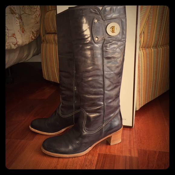 Coach Sara boots in Black leather