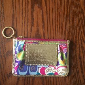 Coach small wallet Poppy Edition