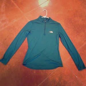 The North Face Teal Half Zip
